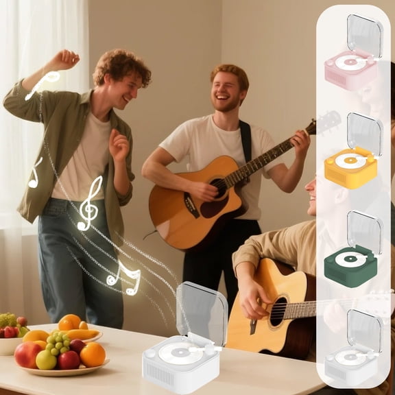 Viflosae Speaker Portable Bluetooth Speaker Vintage Bluetooth Speaker Outdoor and Home Use Great Atmospheres Distinctive Appearance Creatives Wireless Audio Player