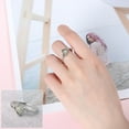 thumbnail image 1 of Viflosae Stackable Rings Womens Rings 1 Piece Of Opal for Women Opal White Hand Rrnament Promise Elegant Lady, 1 of 8