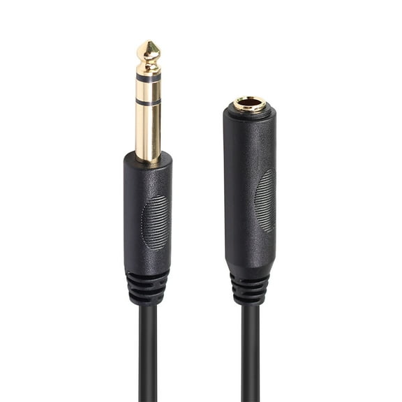 Viflosae Stereo 3-core 6.35mm Male To Female Audio Extension Cable Electronics Gadgets