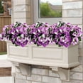 thumbnail image 1 of Viflosae Thanksgiving Artificial Flowers Protection Artificial 5 forks Tricolor Violet Wildflower Artificial Silk Flowers Outdoor Decorative Flowers Gift for Anniversary, Birthday, Christmas, 1 of 1