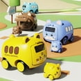 thumbnail image 1 of Viflosae Toddler Toys Push Toys Cute Cartoons Animals Child Catapult Car Mini Inertias Rebounds Car Puzzle Parent-child Interactive Children's Toy, 1 of 7