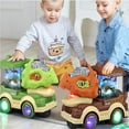 thumbnail image 1 of Viflosae Toy Car for Kids Universal Dinosaur Car Spray Engineering Car Sound And Light Kids Gift Kids Toys Gifts for Boys 6-8 Soft Edges for Safety, 1 of 9