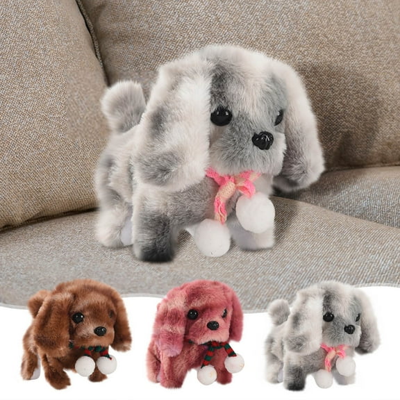 Viflosae Toys for 4 Year Old Boys Boys Christmas Gifts Toy Dog Children's Plushs Toy Walking Simulation Dog Dog Stall Electronic Puppy Pet Sister Gift