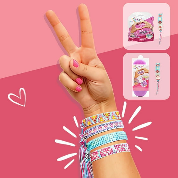 Viflosae Toys for Little Girls Gifts for 8 Year Old Girls Art Bracelet Kit Bracelet Making Kit for Girls Art Kits for Kids Art Art for Kids DIY Bracelet Making Kit for Girls