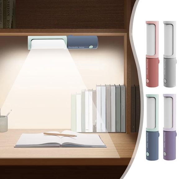 Viflosae USB Charging For Convenient Adsorption Brightness Adjustable LED Handheld Large Capacity Built-in Battery Learning And Reading Light Electronics Gadgets