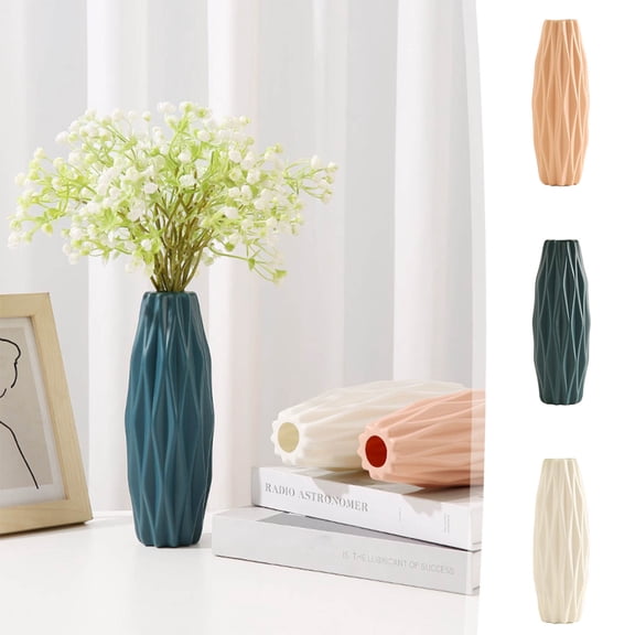 Viflosae Vases for Centerpieces Flower Vases for Centerpieces Plastic for Flower Vase Decorative Vase Vase for Flowers Modern Vase for Home Decor Bouquet Shelf Weddings for Office Desk