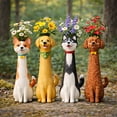 thumbnail image 1 of Viflosae Vases for Centerpieces Flower Vases for Centerpieces Weird Dog Vase Dog-themed Vase Decorations Weird Dog Vase Dog-themed Vase Decorations, 1 of 8