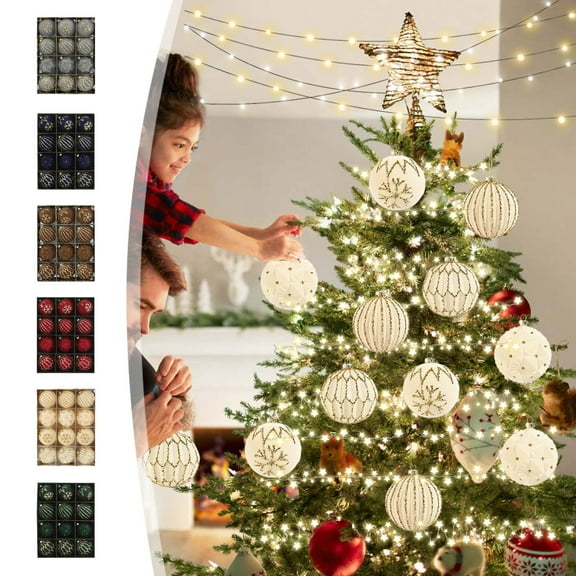 Viflosae Velvet Christmas Ornaments Shatterproof Ornaments Christmas Three Dimensional Hanging Burgundy Velvet Christmas Tree Flocking Ball Decoration Red Christmas Ball Hanging 8cm12pcs