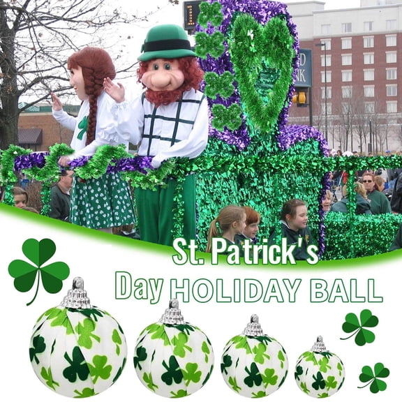 Viflosae Vintage Christmas Decor Mini Christmas Ornaments St. Patrick's Day Party Decoration Irish Festival Cloth Year Party Gift for Anniversary, Birthday, Christmas