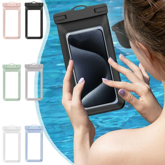 Viflosae Water Proof Bag Waterproof Wallet Beach Essentials for Women Mobile Phone Waterproof Bag Transparent Swimming Waterproof Bag Large Size Mobile Phone Waterproof Cover