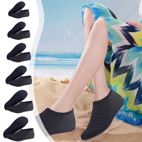 Viflosae Water Socks for Snorkeling Fins Neoprene Socks Water Shoes Women Men Adult Fast-Dry Aqua Socks Barefoot Non Slip for Beach Swim River Pool Surf for Free Diving