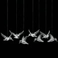 thumbnail image 1 of Viflosae White Christmas Decor Christmas Decorations Acrylic Hummingbird Wedding Decoration Transparent Crystal for Hanging Decoration, 1 of 3