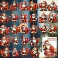 thumbnail image 1 of Viflosae White and Red Christmas Ornaments Christmas Flat 2D Letter Ornament for Tree and Car Hanging for Christmas Gifts, Stocking Stuffers, 1 of 3
