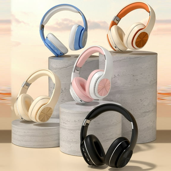 Viflosae Wired Headphones Noise Cancelling Headphones Head Mounted Wired and Wireless Double Mode Foldable Soft Headband Low Latency High Battery 5.3 Sports Gaming Bluetooth Headphones Earphones