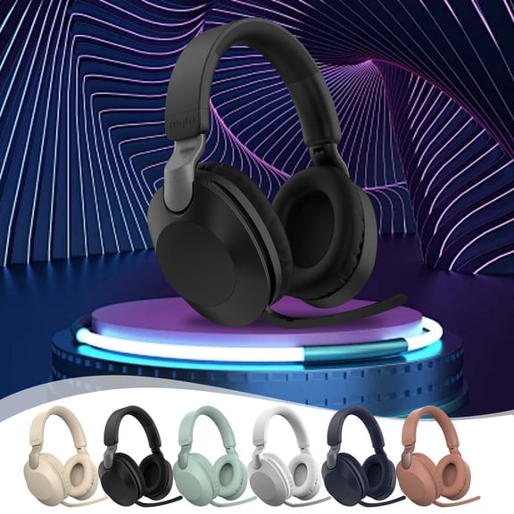 Viflosae Wireless Headset With Large Battery Capacity Bass Bluetooth Connectivity Ideal for Gaming Business And Telecommunications Electronics Gadgets Gift for Anniversary, Birthday, Christmas