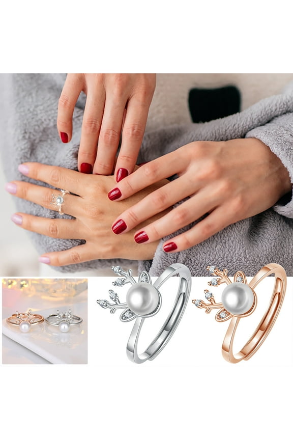 Women Rings Rings for Women Non Tarnish Fashion Cool and Mysterious Cubic-Zirconia Outer Spins Wonderful Gift