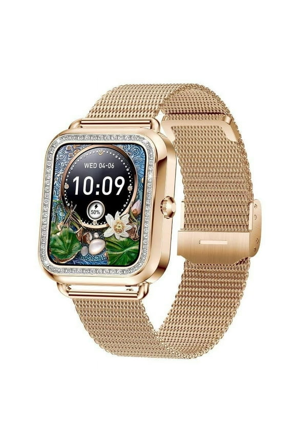 Women's Smart Watch 1.57 Inch Smart Watch For Android And IOS Phones IP68 Water Fitness Watch Voice Features For Women And Men Smart Watch for Kids Gifts