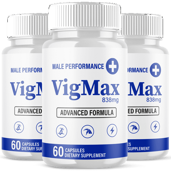 VigMax Advanced Formula Pills All Natural Vitamin Supplement Vig Max 180 Capsules