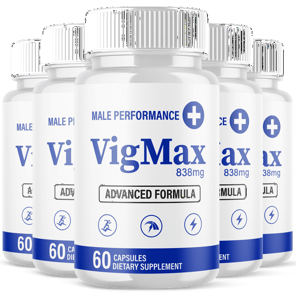 VigMax Advanced Formula Pills All Natural Vitamin Supplement Vig Max 300 Capsules