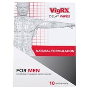 VigRX Delay Wipes Plus Natural Formulation 10 Sheets