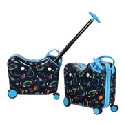 Viggio Travel To Space Ride-On 18" Suitcase For Kids & Toddlers