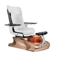 thumbnail image 1 of Viggo II DX Shiatsulogic Pedicure Chair Metallic Gold w/ Discharge Pump Stylish Pedicure Tub with Remote Button Pedicure Spa, White Cover Set, 1 of 7