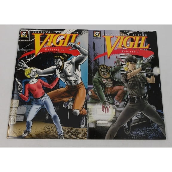 Vigil: Rebirth #1-2 VF/NM complete series ; Millennium