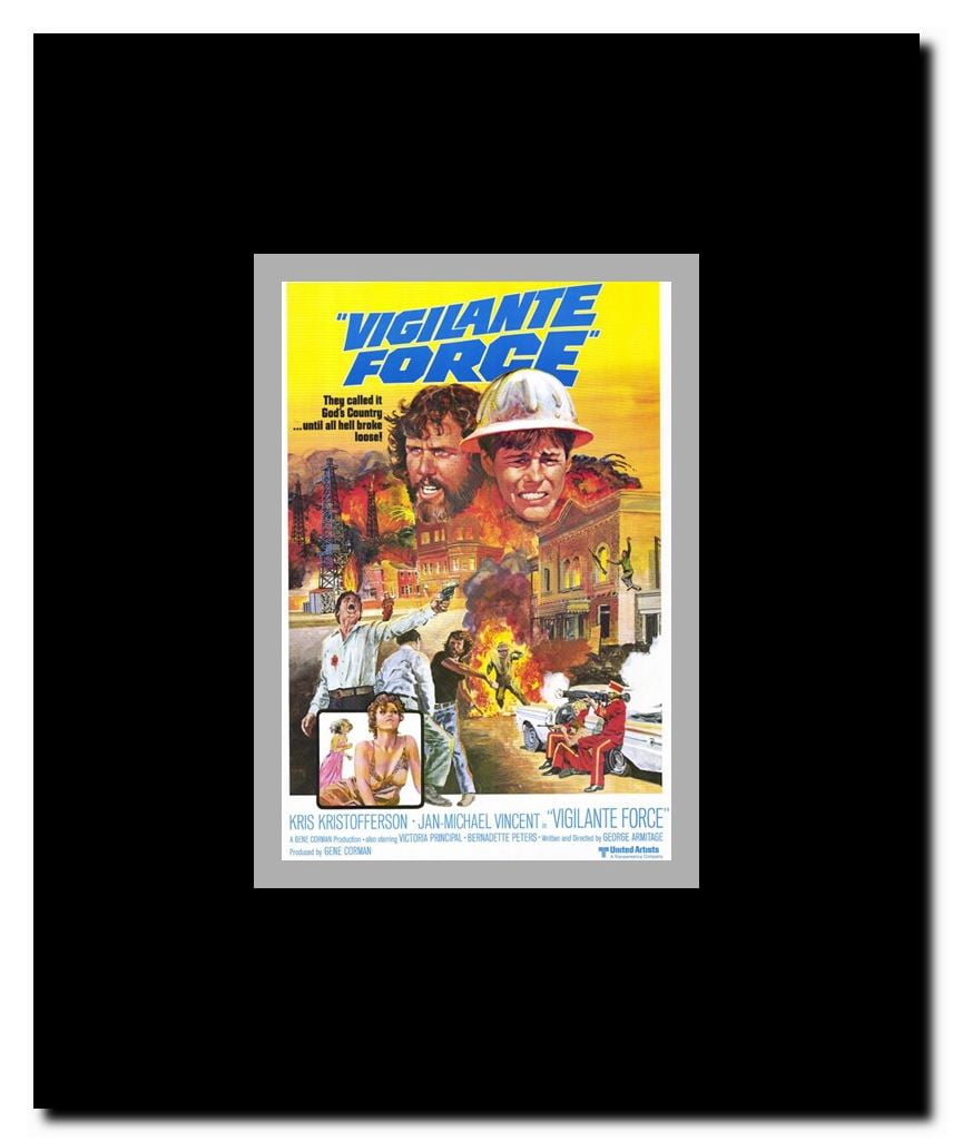 Vigilante Force Framed Movie Poster