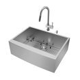 thumbnail image 1 of Vigo All-in-One 30" Farmhouse Stainless Steel Kitchen Sink and Faucet Set, 1 of 7