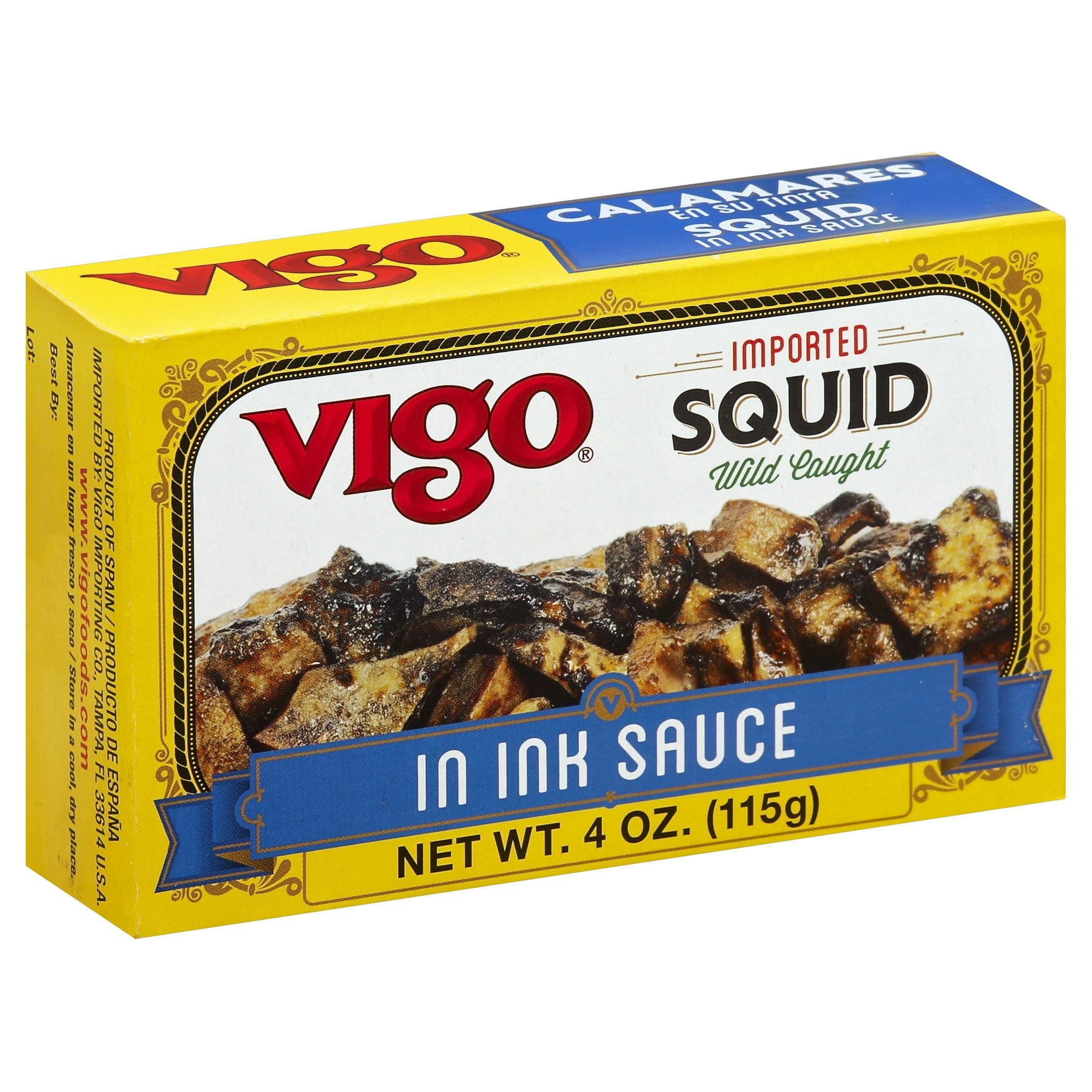Vigo Calamari with Ink 4 oz (Pack Of 20) - Walmart.com