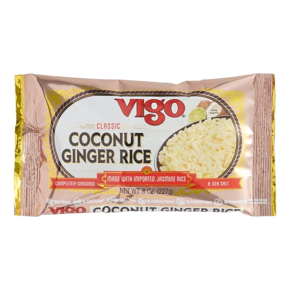 Vigo Coconut Ginger Rice 8 oz. 2 ea