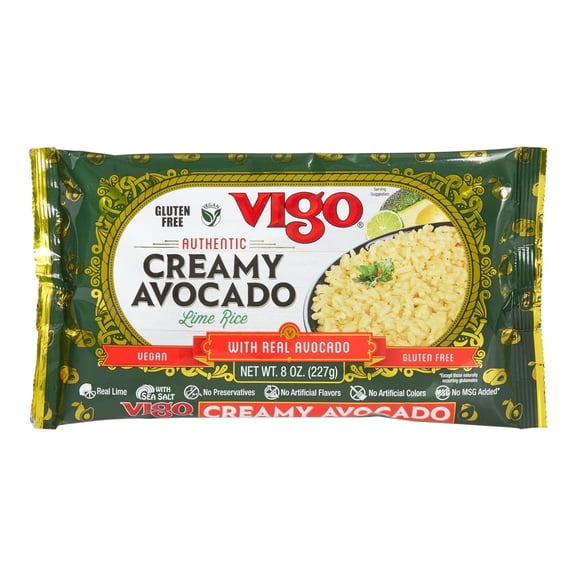 Vigo Creamy Avocado and Lime Rice 8 oz. 2 ea