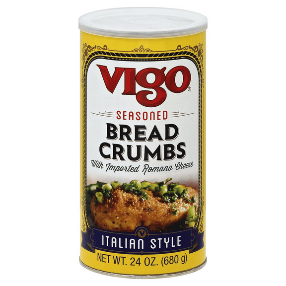 Vigo Seasoned Italian Style Bread Crumbs, 24 oz [Pack of 12]