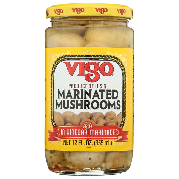 Vigo - Mushroom Marinated - 12 Oz, Case of 12