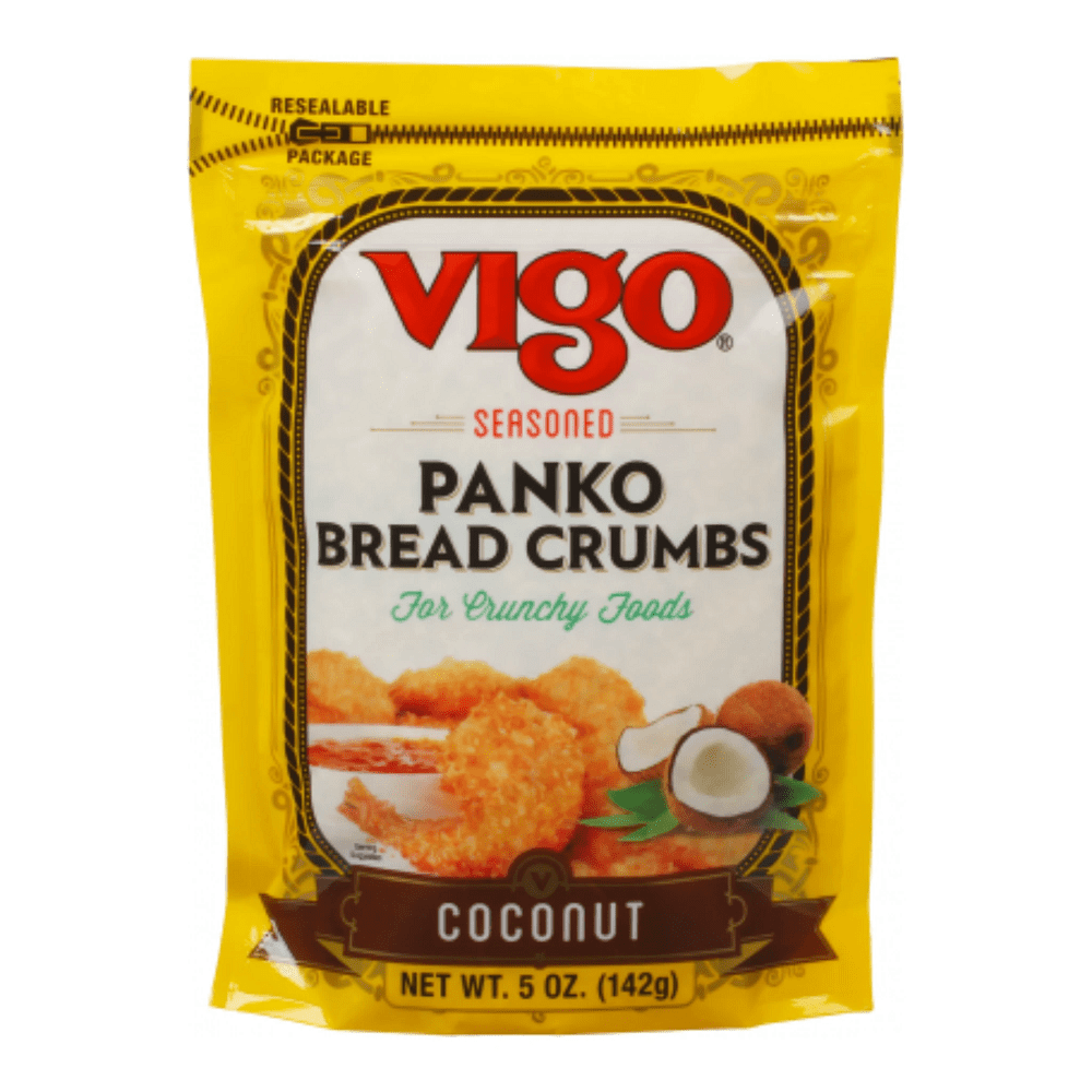 Vigo Organic Coconut Seasoned Panko Bread Crumbs, 5 oz Pack of 6