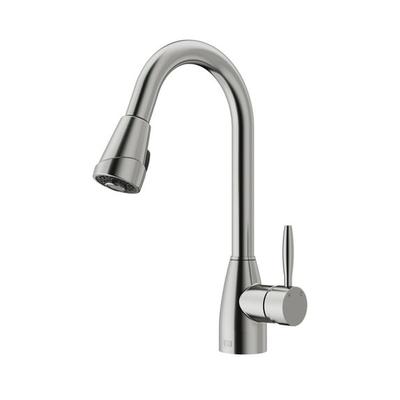 Vigo Pull-Out Spray Kitchen Faucet, Stainless Steel