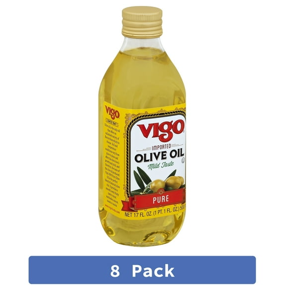 Vigo Pure Olive Oil 17 oz (Pack of 8)