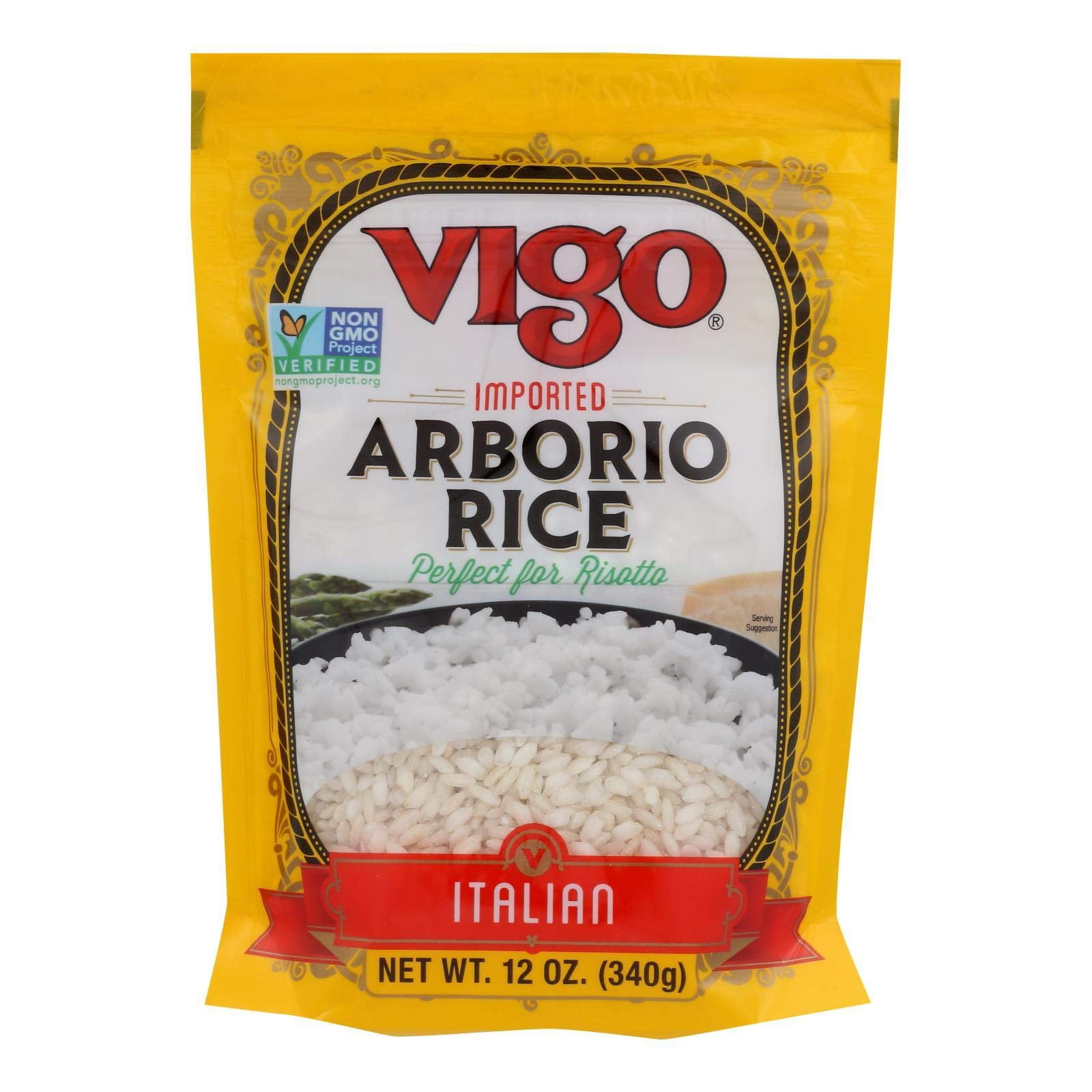 Upright Rice Vigo Rice - Aborio - Upright - Case of 6 - 12 oz - Walmart.com