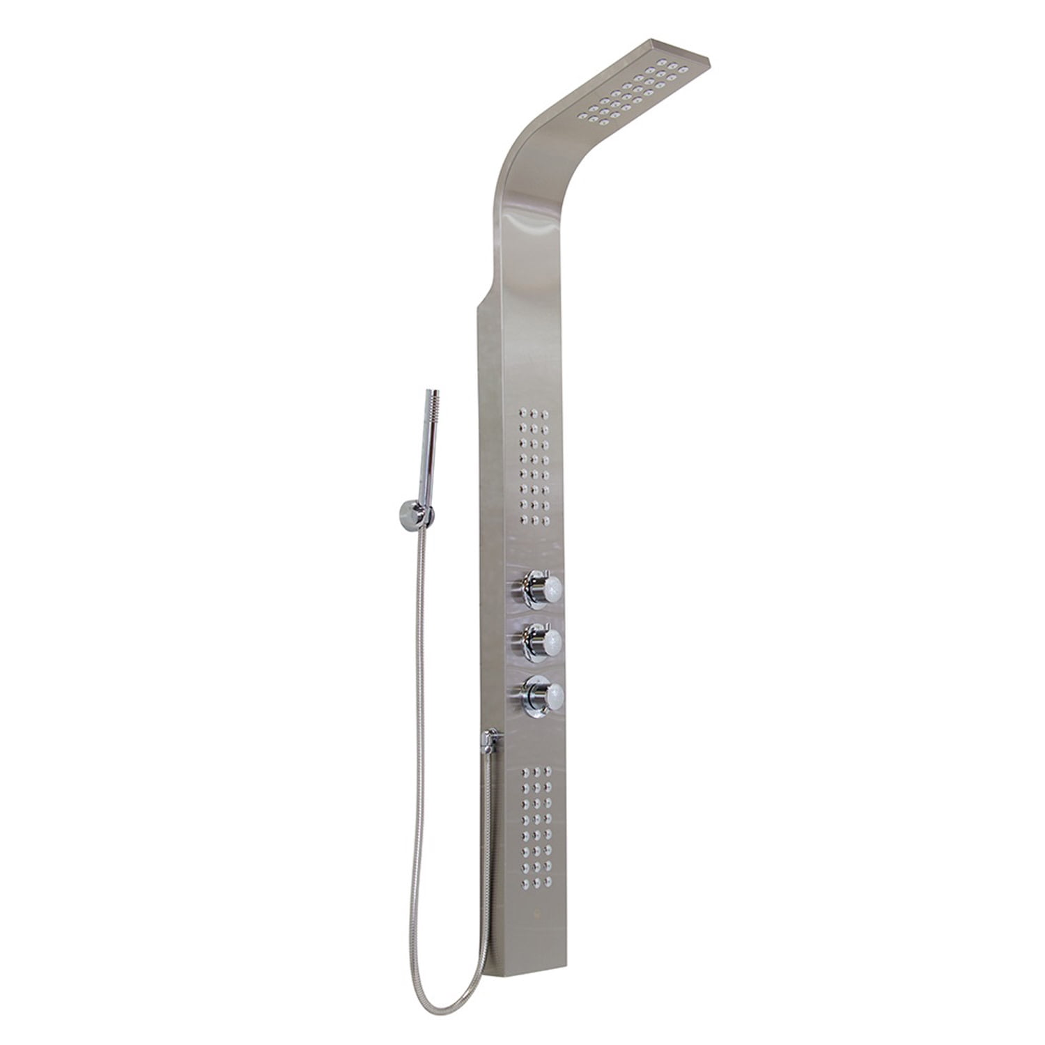 Vigo Shower Panel with Rain Head Massage System