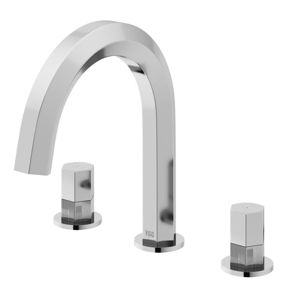 Vigo Vg01303 Hart 1.2 GPM Widespread Bathroom Faucet