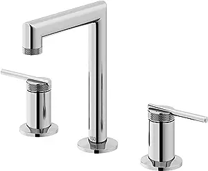 Sterling High Arc Widespread Bathroom Faucet in Chrome