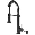 thumbnail image 1 of Vigo Vg02001k6 Edison 1.8 GPM Single Hole Pre-Rinse Kitchen Faucet - Black, 1 of 10