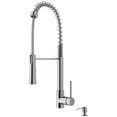 thumbnail image 1 of Open Box Vigo Vg02022k2 Laurelton 1.8 GPM 22" H Single Handle Single Hole Pre-Rinse Pull Down, 1 of 8