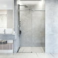 thumbnail image 1 of Vigo VG6022CHCL6076 Elan Hart 76" High X 60" Wide Sliding Frameless Shower Door - Chrome, 1 of 7