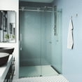 thumbnail image 1 of Vigo Vg6044cl6076 Elan Cass 76" High X 60" Wide Sliding Frameless Shower Door - Chrome, 1 of 7