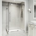 thumbnail image 1 of VIGO Elan E-Class 36 in. L x 48 in. W x 82 in. H Frameless Sliding Rectangle Shower Enclosure Kit in Chrome with Clear Glass, 1 of 11