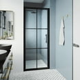 thumbnail image 1 of Vigo Vg6079gcl3076 Astoria 76" High X 30" Wide Pivot Framed Shower Door - Black, 1 of 7