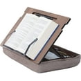 thumbnail image 1 of Vigo Wood Book Stand with Storage – Adjustable Wooden Book Holder for Bed or Kitchen – Walnut, 1 of 8