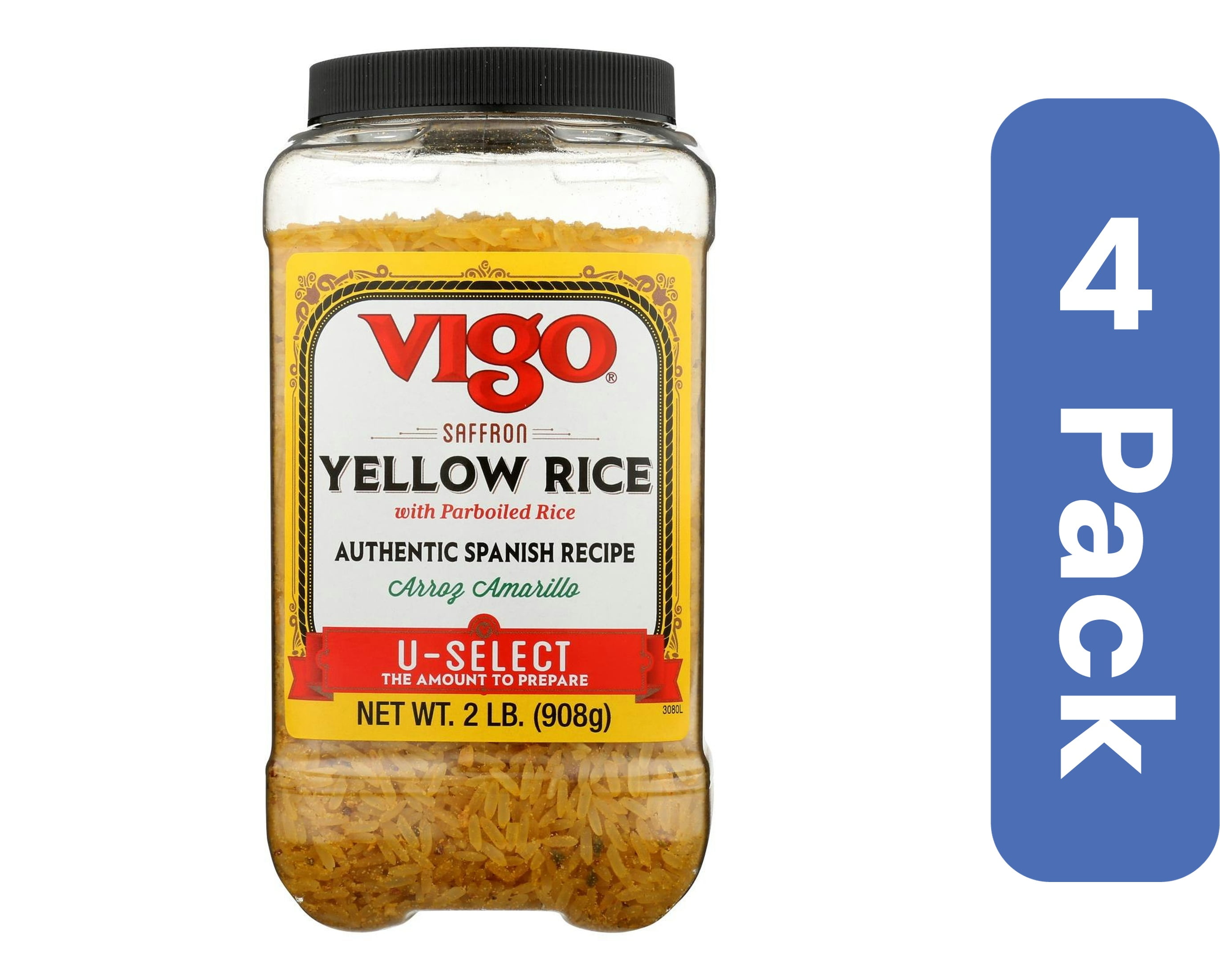 Yellow Rice - U-Selct - Case of 4 - 2 lb.