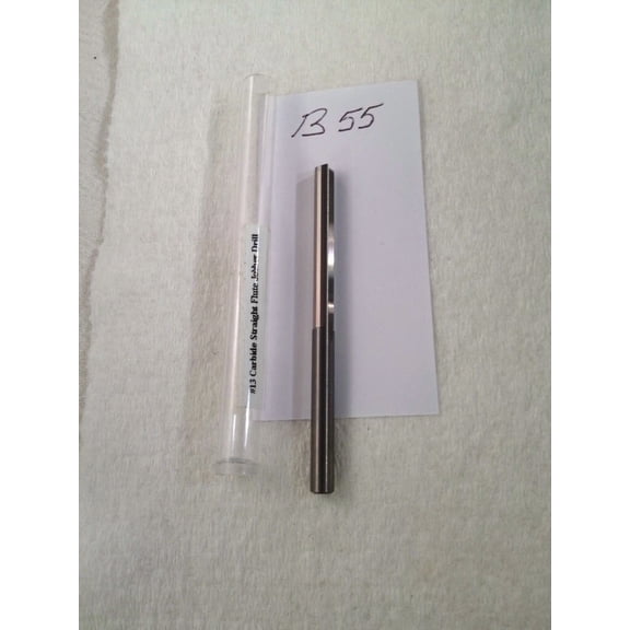 Vigor - 1 New Usa #13 (.1850") Solid Carbide Straight Flute Drill. Jobber Length. (B55)
